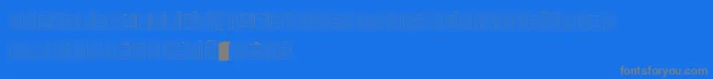 Block1900 Font – Gray Fonts on Blue Background