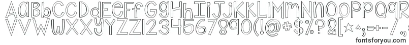 Шрифт Kgshakeitoffoutline – шрифты для дизайнеров