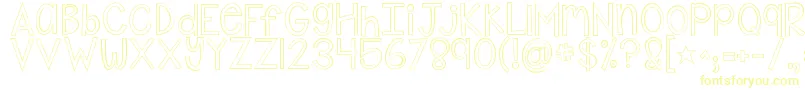 Kgshakeitoffoutline Font – Yellow Fonts