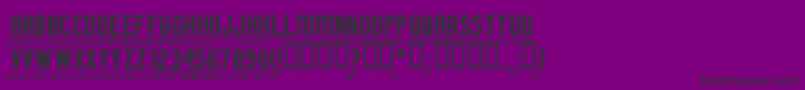 fuente GmExpShadowOutline – Fuentes Negras Sobre Fondo Morado