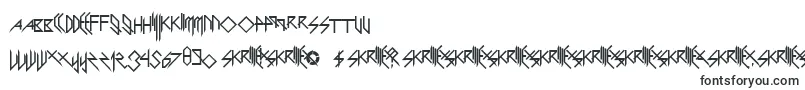 ScaryGlyphsAndNiceCharacters-fontti – Alkavat S:lla olevat fontit