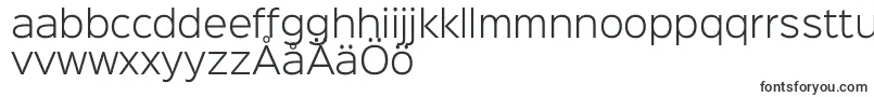 Шрифт Sinkinsans300light – шведские шрифты