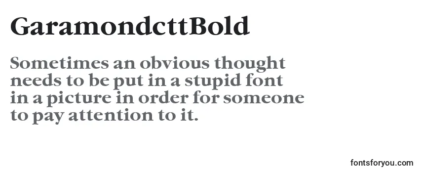 GaramondcttBold Font