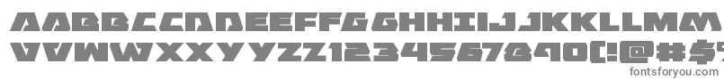 Eaglestrikeexpand Font – Gray Fonts on White Background