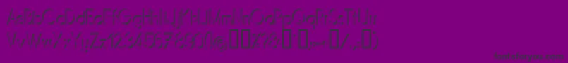 Mirarg Font – Black Fonts on Purple Background