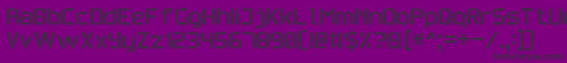 MilitaryFont7 Font – Black Fonts on Purple Background