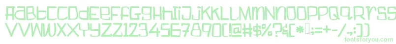 Weitere Informationen zur Boogieweewee-Schriftart Boogieweewee-Schriftart – Grüne Schriften auf weißem Hintergrund