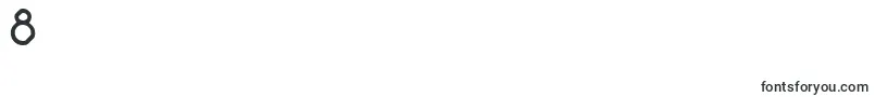 PacotillRegular-Schriftart – Schriften für die Ziffer 8