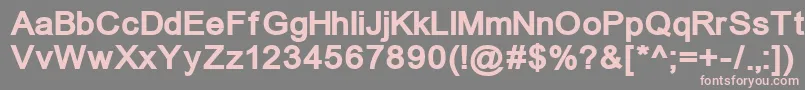 Unkoi8b Font – Pink Fonts on Gray Background