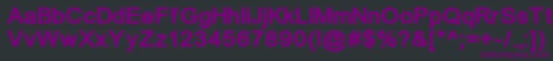 Unkoi8b Font – Purple Fonts on Black Background