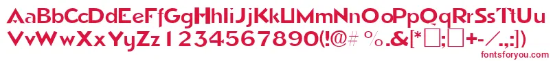 TricornesskRegular Font – Red Fonts