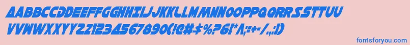 fuente HanSoloCondensedItalic – Fuentes Azules Sobre Fondo Rosa