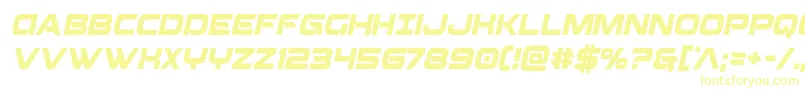 Beamweaponcondital Font – Yellow Fonts