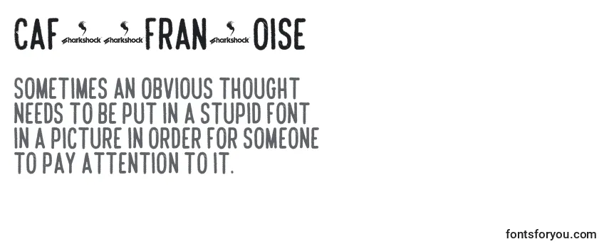 Review of the CafРІFranР·oise Font