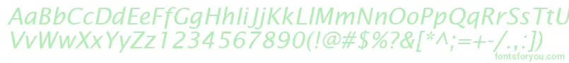 LucidaSansItalic Font – Green Fonts