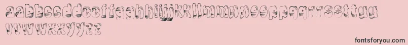 TigerballoonRegular Font – Black Fonts on Pink Background