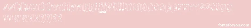 TigerballoonRegular Font – White Fonts on Pink Background