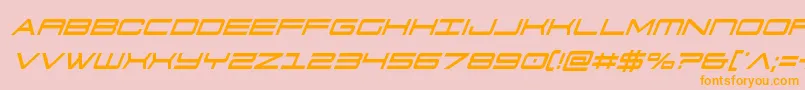 Police 911porschav3condital – polices orange sur fond rose
