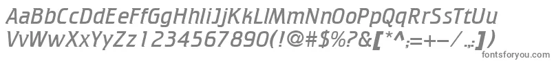Cricket ffy Font – Gray Fonts on White Background