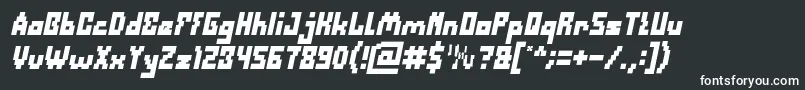 DefragmentedBoldItalic Font – White Fonts