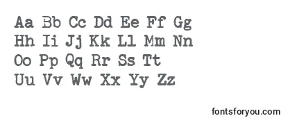 RemingtonedType Font