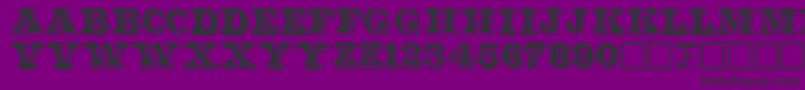 Shadser Font – Black Fonts on Purple Background