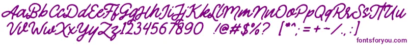 Mandatory Font – Purple Fonts