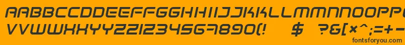 Подробнее о шрифте Spacefri Шрифт Spacefri – чёрные шрифты на оранжевом фоне