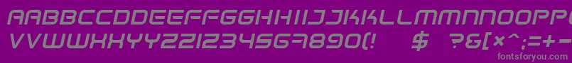 Spacefriフォントについての詳細 フォントSpacefri – 紫の背景に灰色の文字