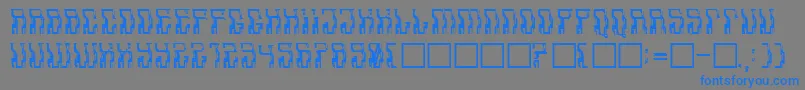 Aadavalus Font – Blue Fonts on Gray Background