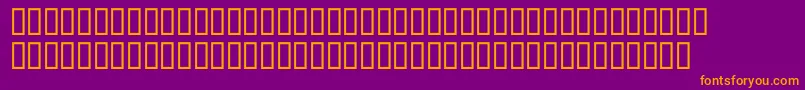 McsAbhaWave Font – Orange Fonts on Purple Background