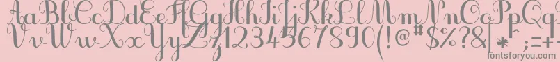 More about JbcursiveV3Bold Font JbcursiveV3Bold Font – Gray Fonts on Pink Background