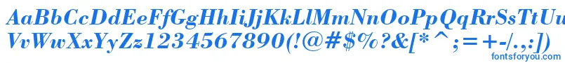 StBodoniBoldItalic Font – Blue Fonts