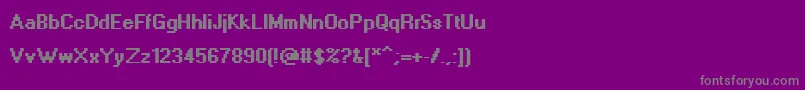 Шрифт AdobeDia – серые шрифты на фиолетовом фоне