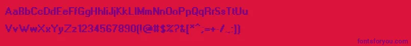 Шрифт AdobeDia – фиолетовые шрифты на красном фоне