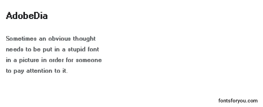 AdobeDia Font