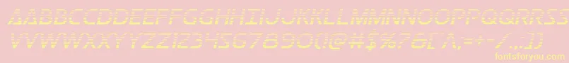 Postmastergrad Font – Yellow Fonts on Pink Background