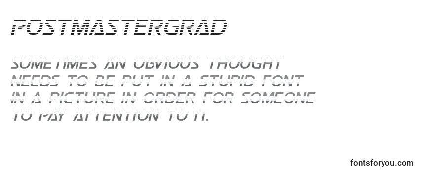Postmastergrad Font