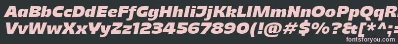 MajorisItalic Font – Pink Fonts on Black Background