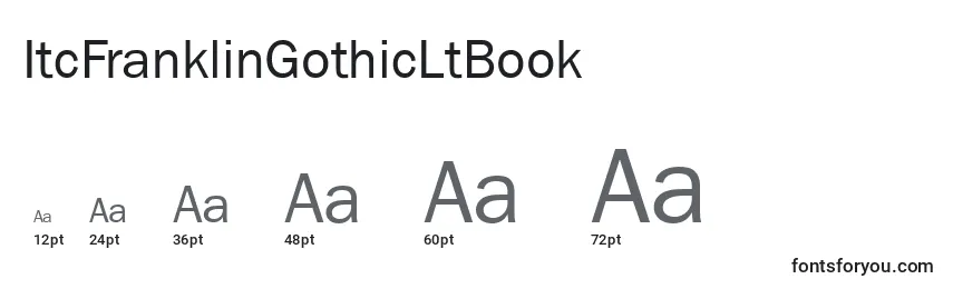ItcFranklinGothicLtBook Font Sizes