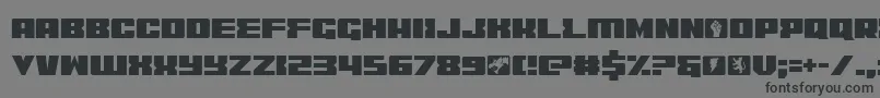 Coder-Schriftart – Schwarze Schriften auf grauem Hintergrund