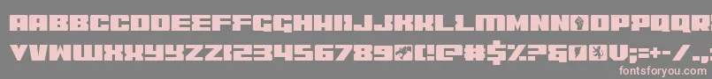 Coder Font – Pink Fonts on Gray Background