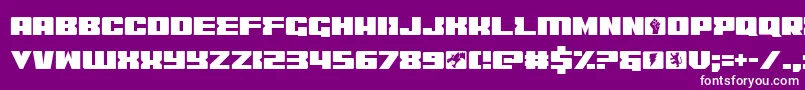 Coder Font – White Fonts on Purple Background