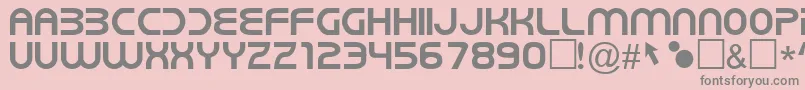 NewWorldVibes Font – Gray Fonts on Pink Background
