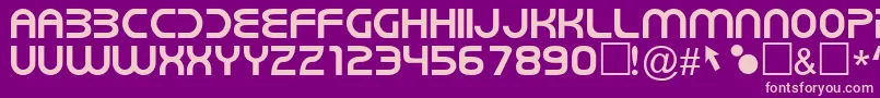 NewWorldVibes Font – Pink Fonts on Purple Background