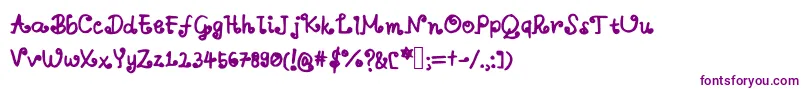 Aswirlvelvet Font – Purple Fonts