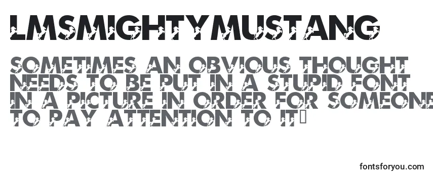 LmsMightyMustang Font