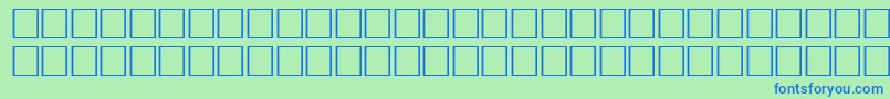 Vrfwfbi Font – Blue Fonts on Green Background
