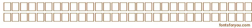 Vrfwfbi Font – Brown Fonts on White Background
