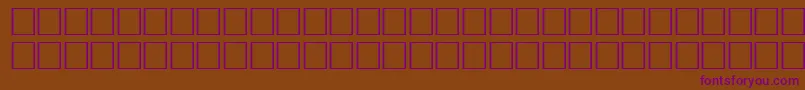 Vrfwfbi Font – Purple Fonts on Brown Background